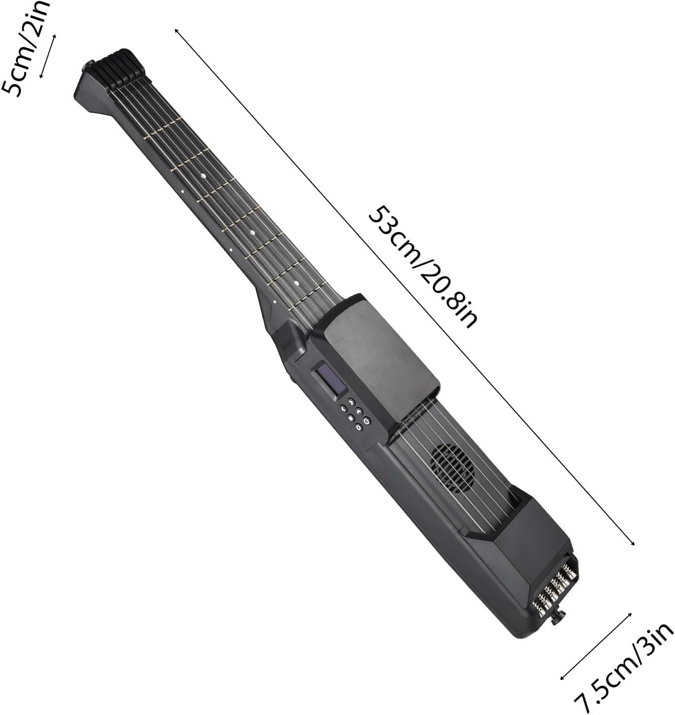 Amazon | JoyeeLii 7フレット スマートエレキギター サイレント練習用